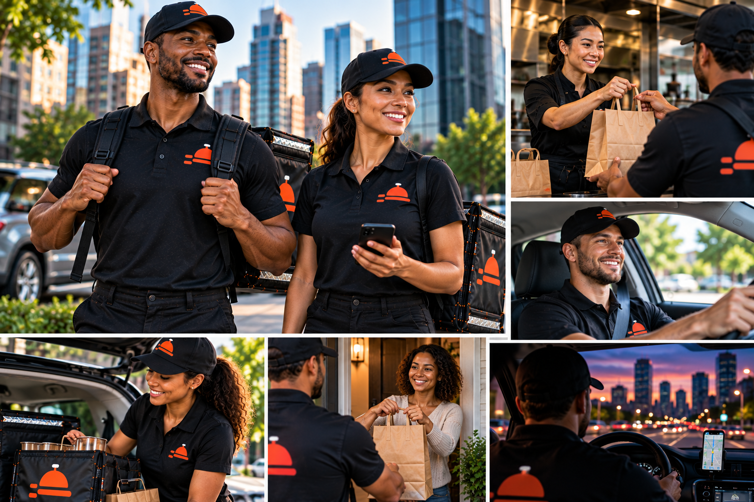 FoodRunz drivers — pickup, delivery, navigation, and customer handoff across the delivery workflow