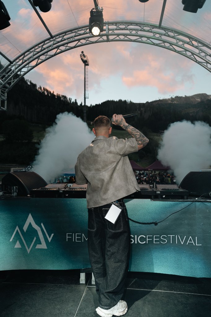 Upward, besides being a DJ and one of the festival's organizers, is also my brother