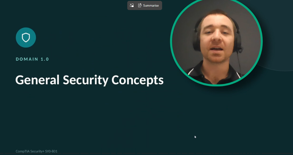 Security+ SY0-801 Video Course — Domain 1: General Security Concepts