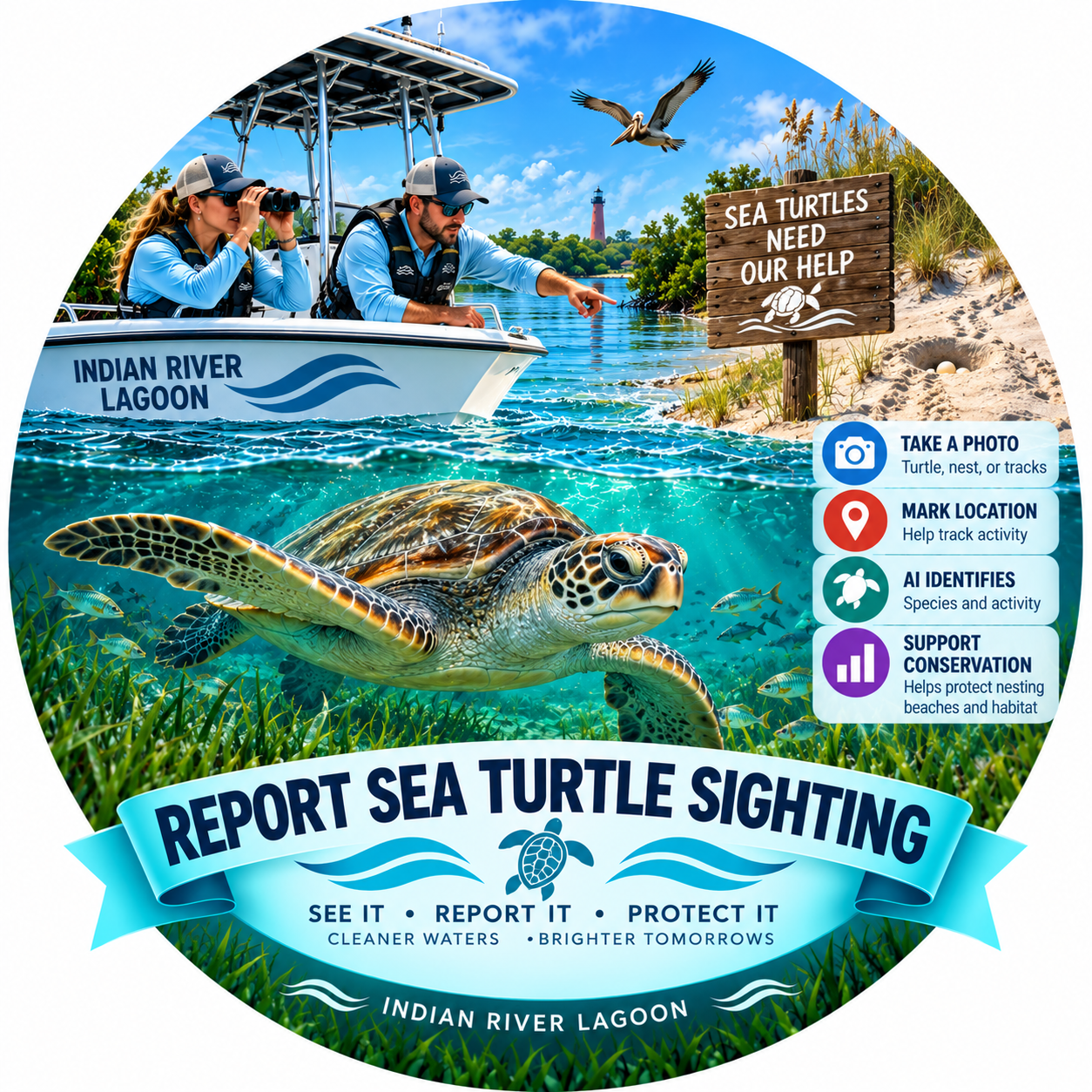 Report Sea Turtle Sighting