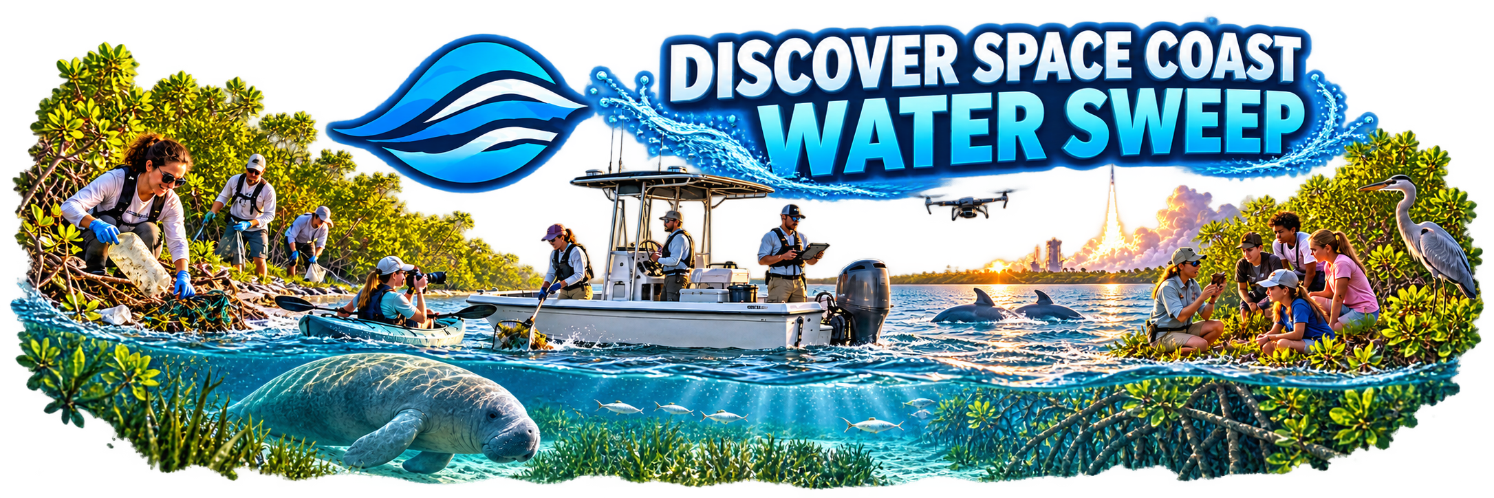 Discover Space Coast Water Sweep — More Than a Cleanup. A Connected Conservation System.