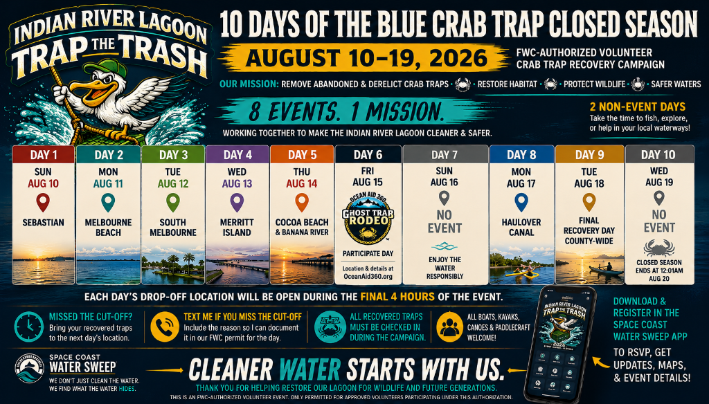 Indian River Lagoon Trap the Trash