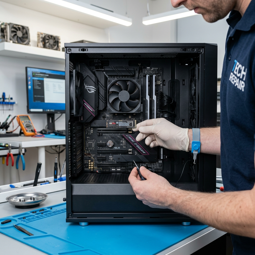 PC SSD upgrade and hard drive replacement at RepairRama Bronx NY