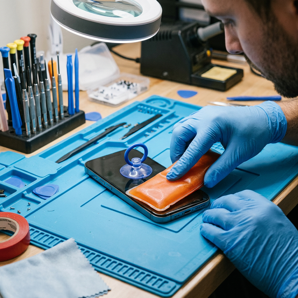 Open the iPhone (Pentalobe Screws + Screen)