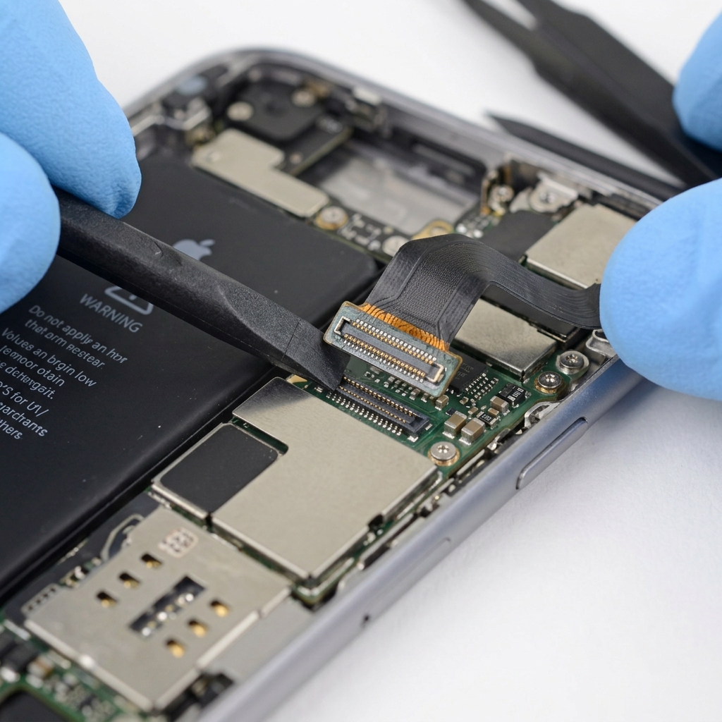 Disconnect & Remove the Charging Port Flex