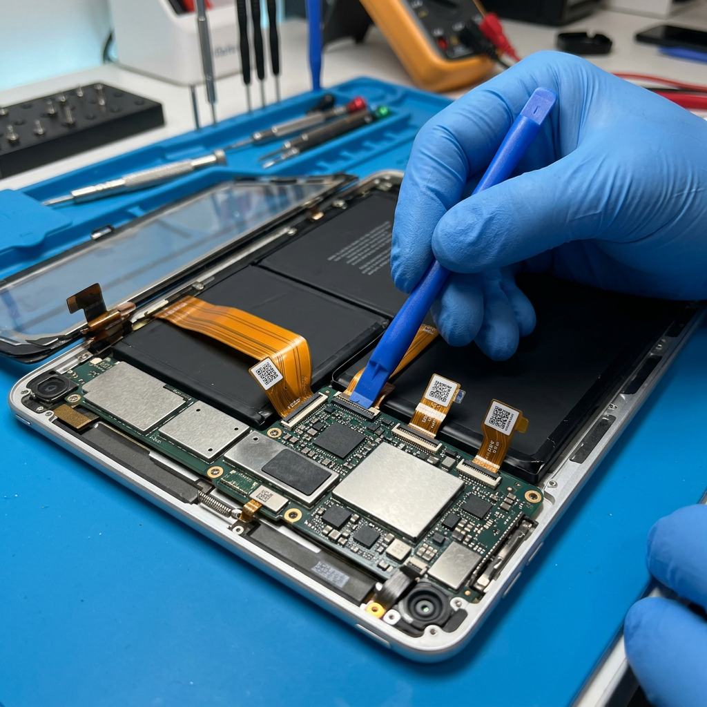 Disconnect the LCD & Digitizer Cables