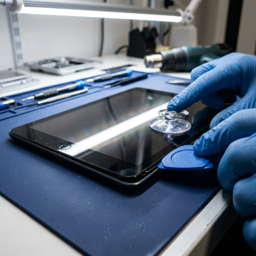 Insert Picks & Slowly Separate the Glass
