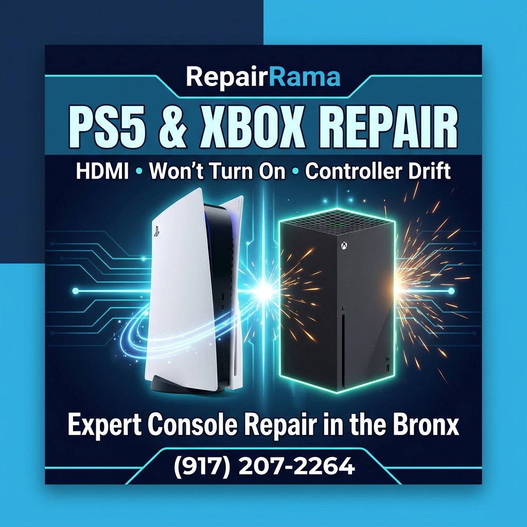 PS5 & Xbox Console Repair Ad