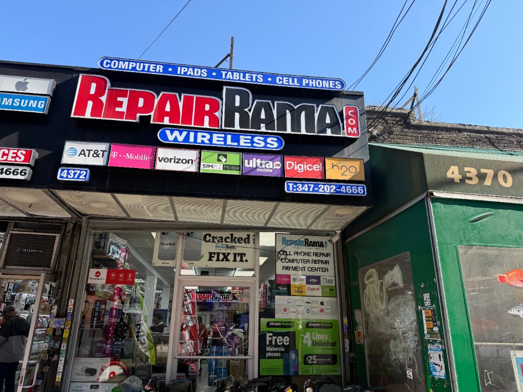 RepairRama storefront at 4372 White Plains Road, Bronx NY