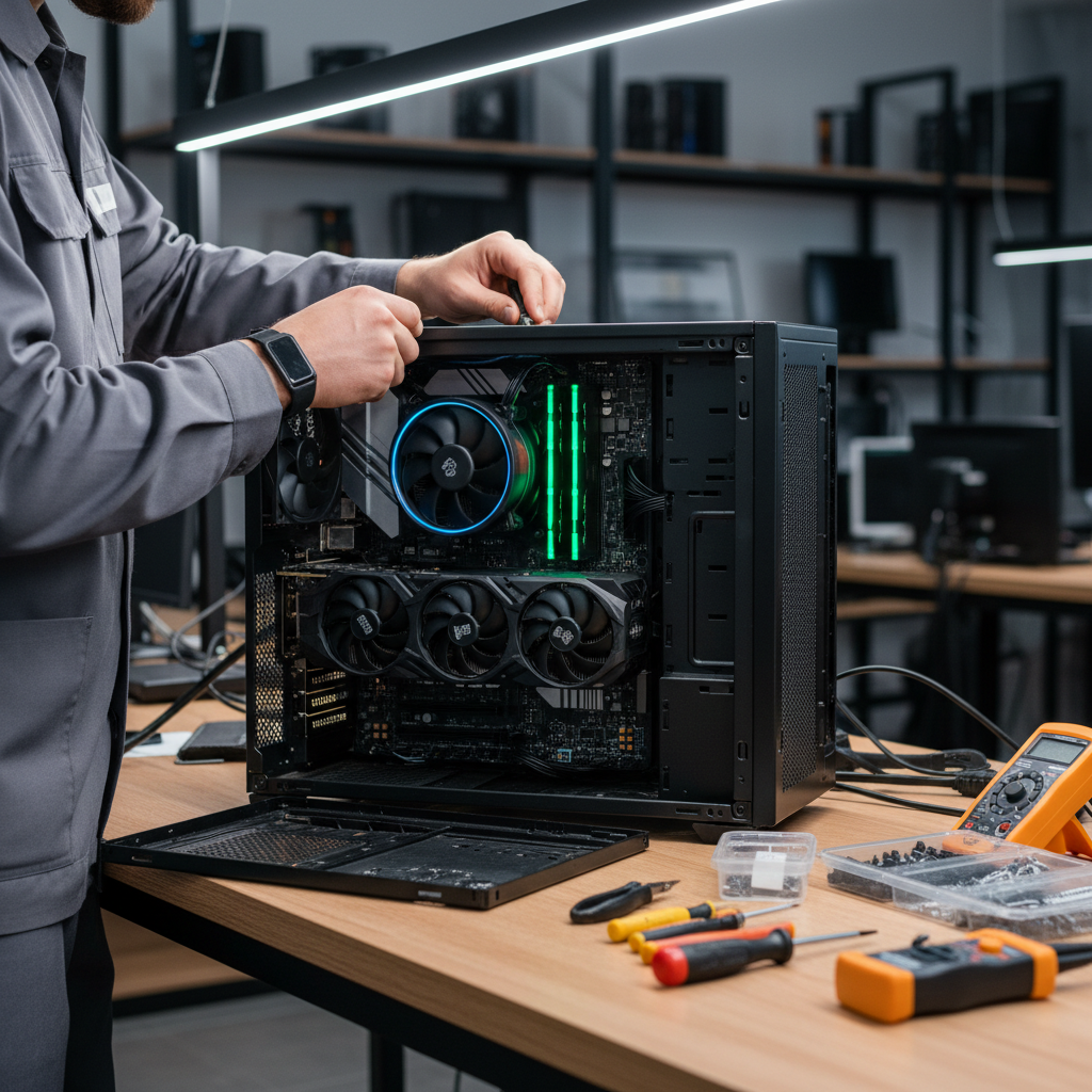 Desktop PC repair technician at RepairRama Bronx NY