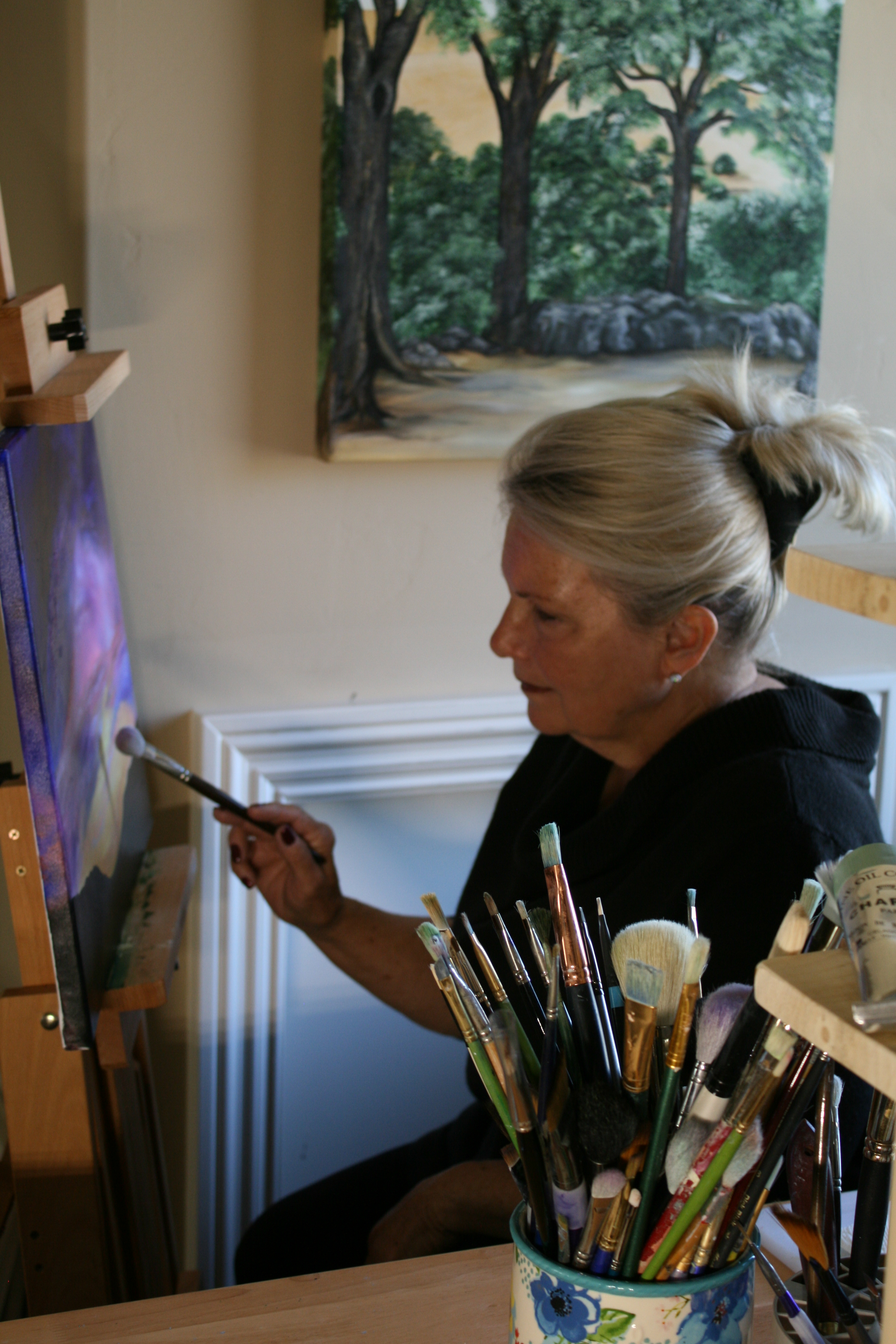 Artist at work