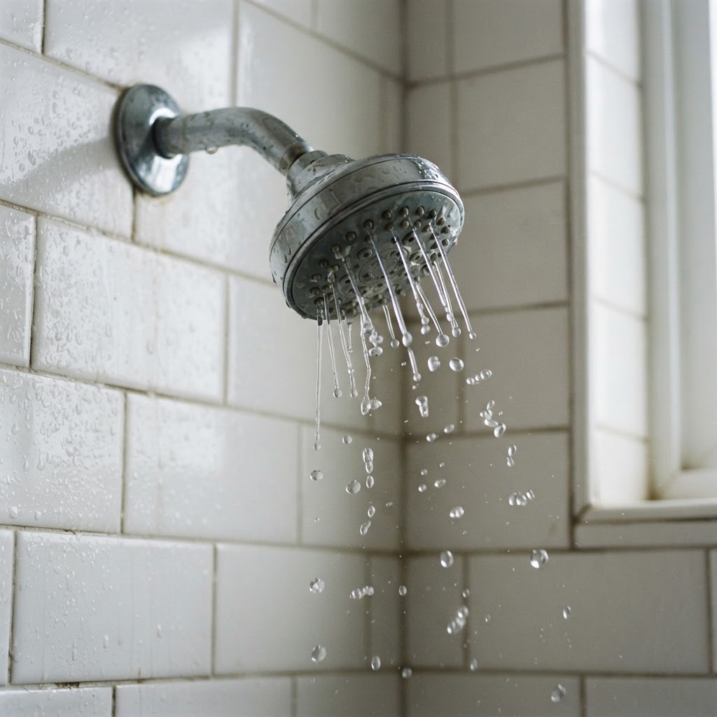 Shower with weak inconsistent water flow