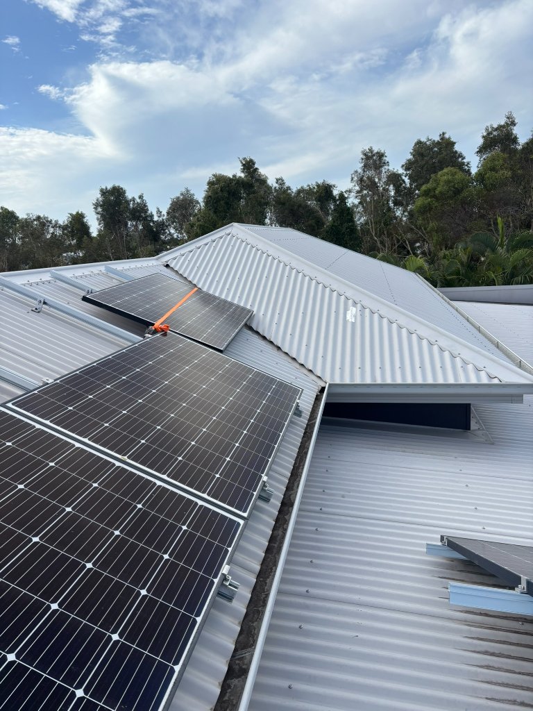 After: Roof secured, sealed and made safe