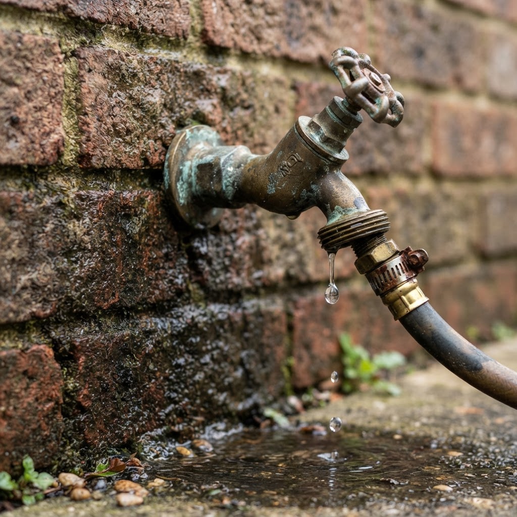 Leaking taps & outdoor pipes
