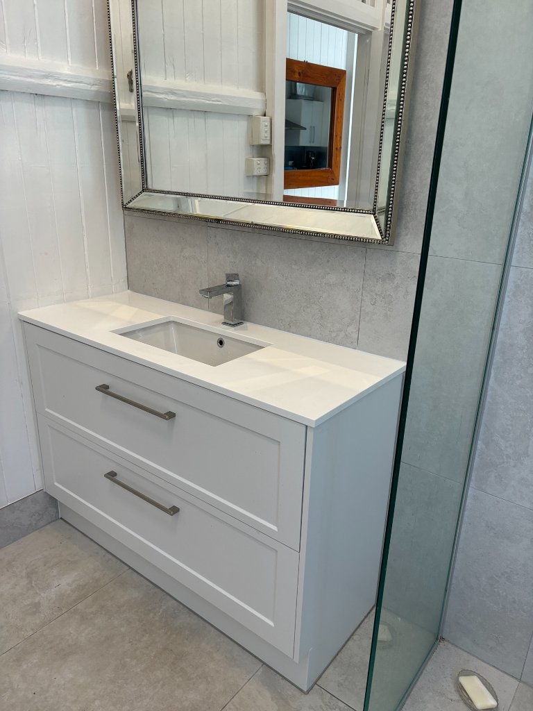 Replaced: New benchtop installed and area restored