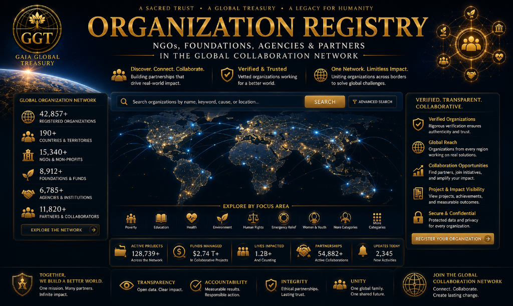 Organization Registry — Global Collaboration Network