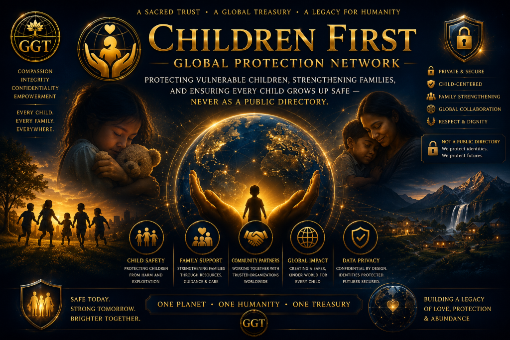 Children First — A Sacred Trust