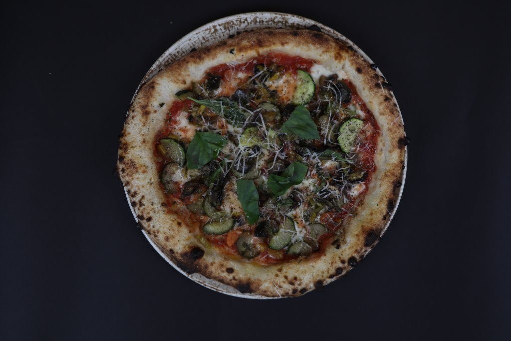 Pizza Gemüse Zucchini