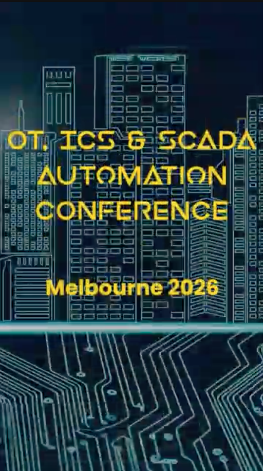 Closing title card: OT, ICS & SCADA Automation Conference, Melbourne 2026