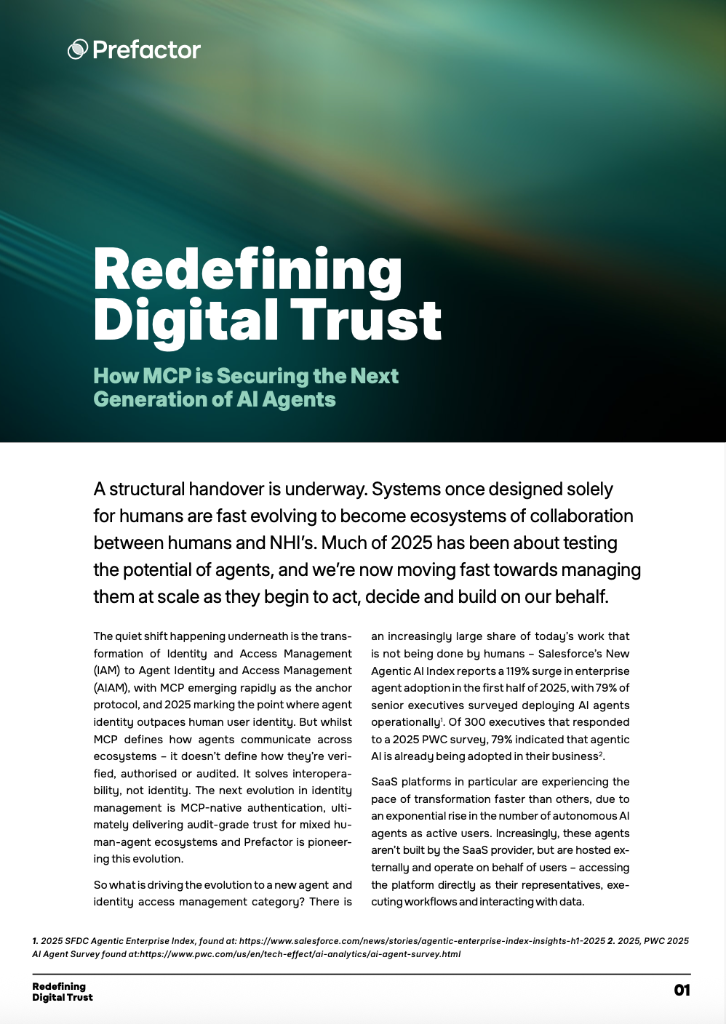 Prefactor white paper — Redefining Digital Trust