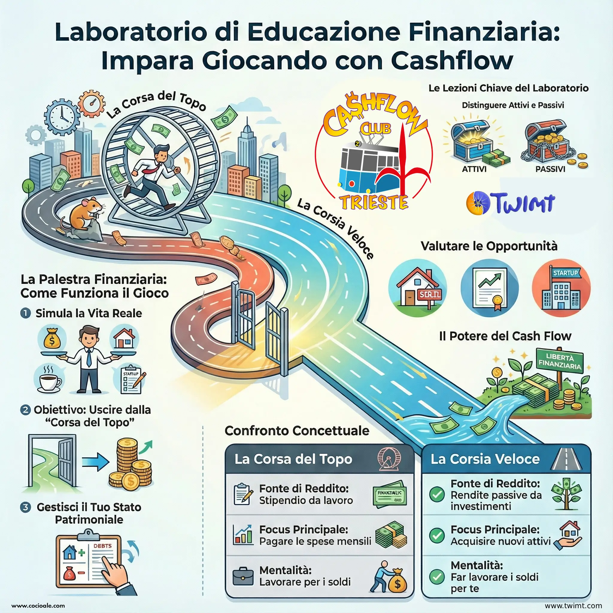 Laboratorio di Educazione Finanziaria - Corsa del Topo vs Corsia Veloce