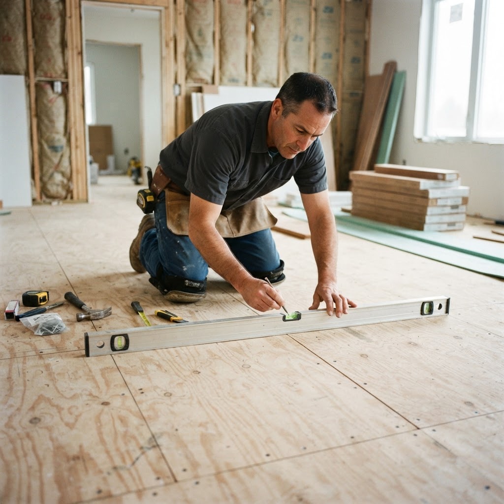Subfloor and prep