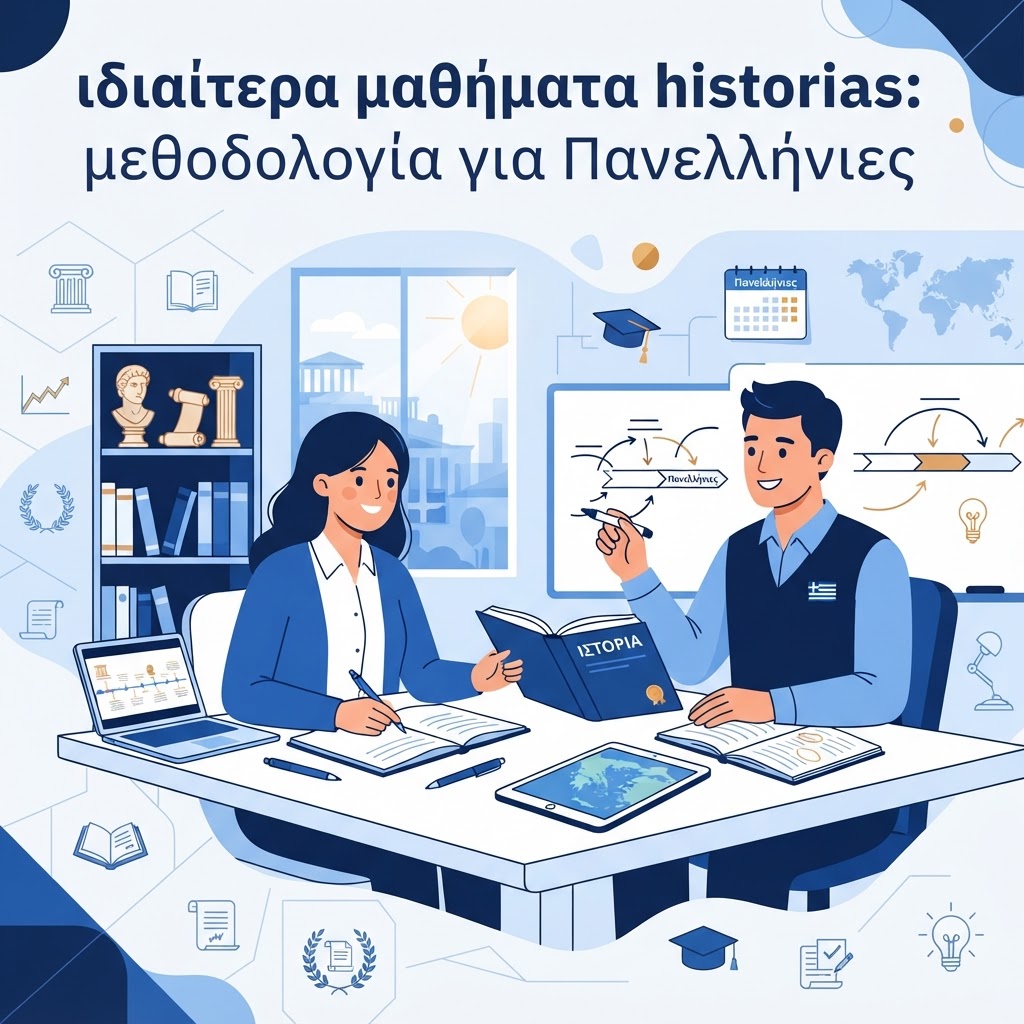 Ιδιαίτερα Μαθήματα Ιστορίας: Μεθοδολογία και Στρατηγική Επιτυχίας στις Πανελλήνιες