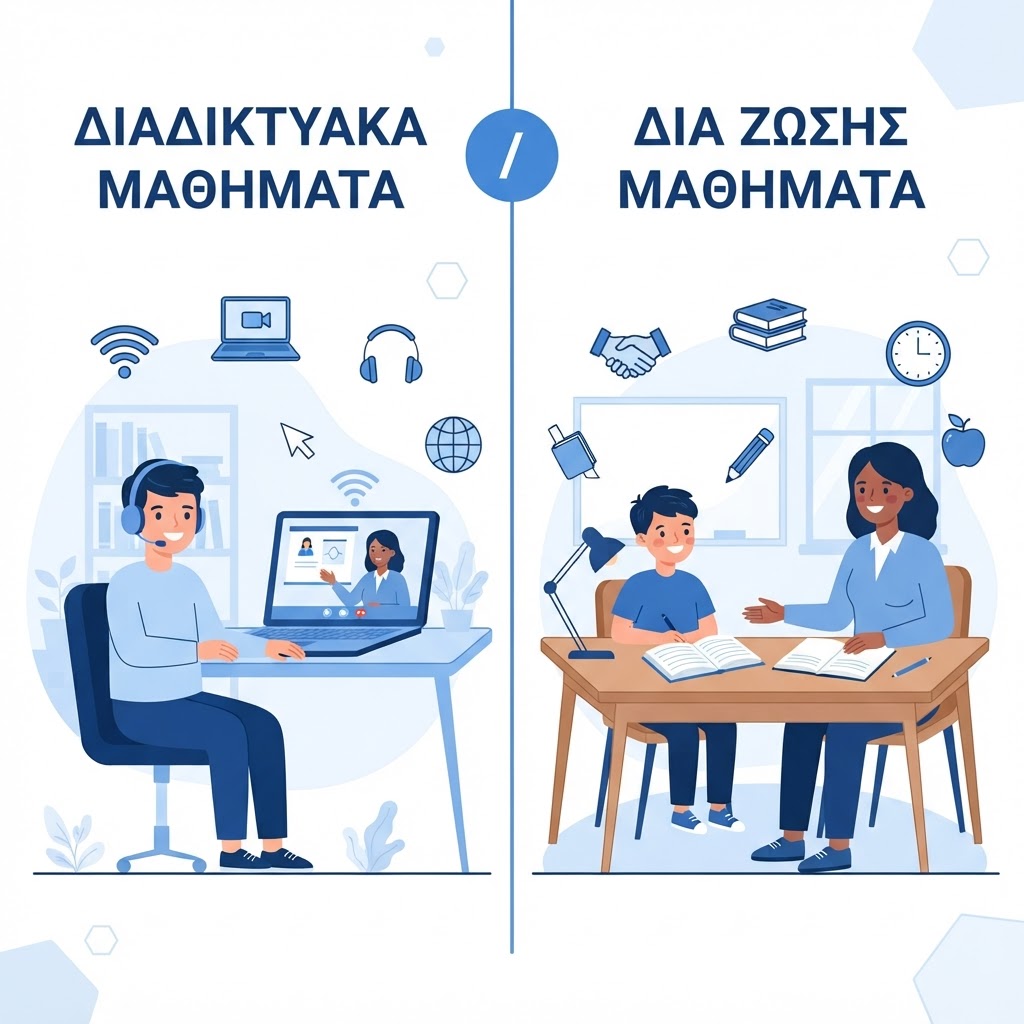 Ιδιαίτερα Μαθήματα Online vs Δια Ζώσης: Ποια είναι η καλύτερη επιλογή για εσένα;