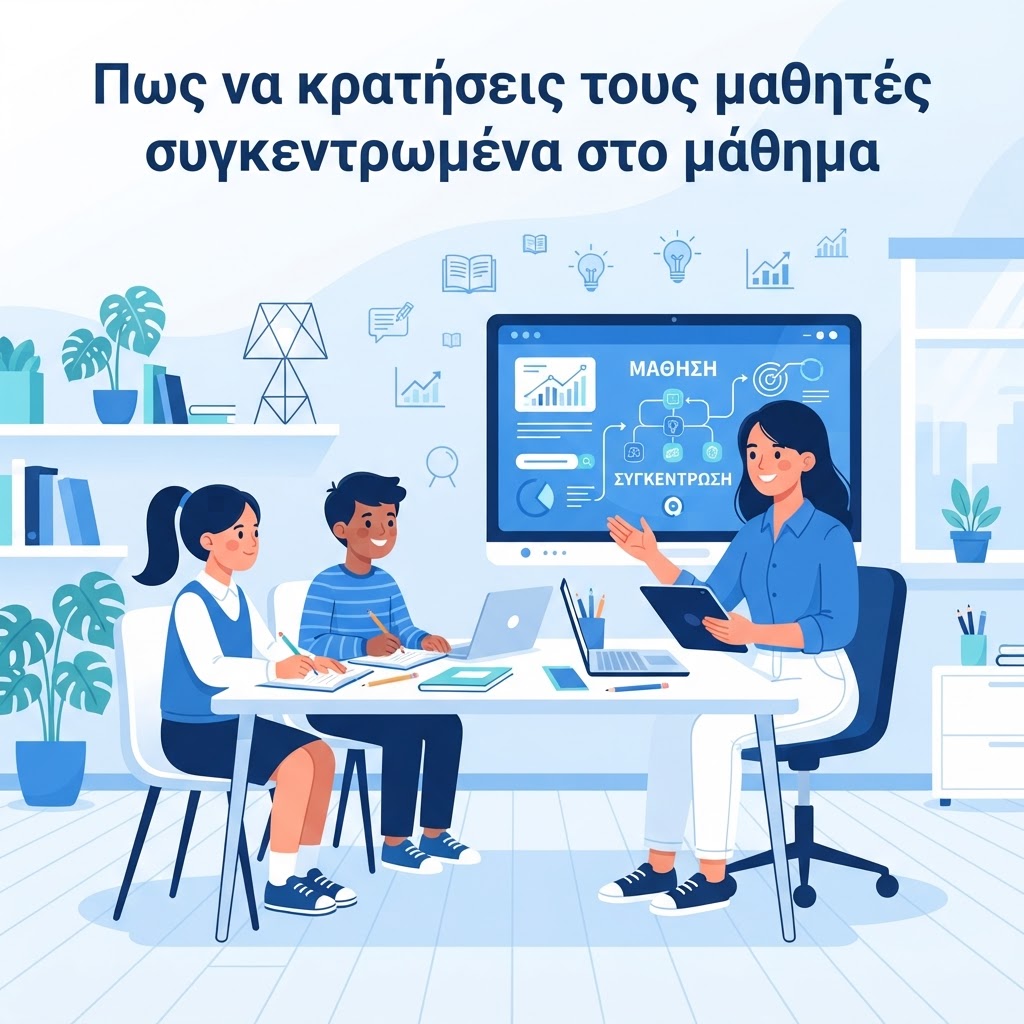 Πώς να κρατήσεις τους μαθητές συγκεντρωμένα στο μάθημα: 5 έξυπνοι τρόποι