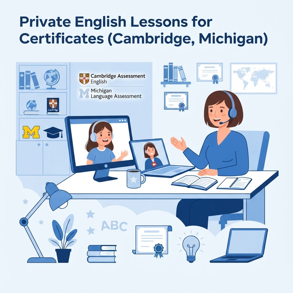 Ιδιαίτερα Μαθήματα Αγγλικών για Πτυχία Cambridge και Michigan: Ο Οδηγός Επιτυχίας