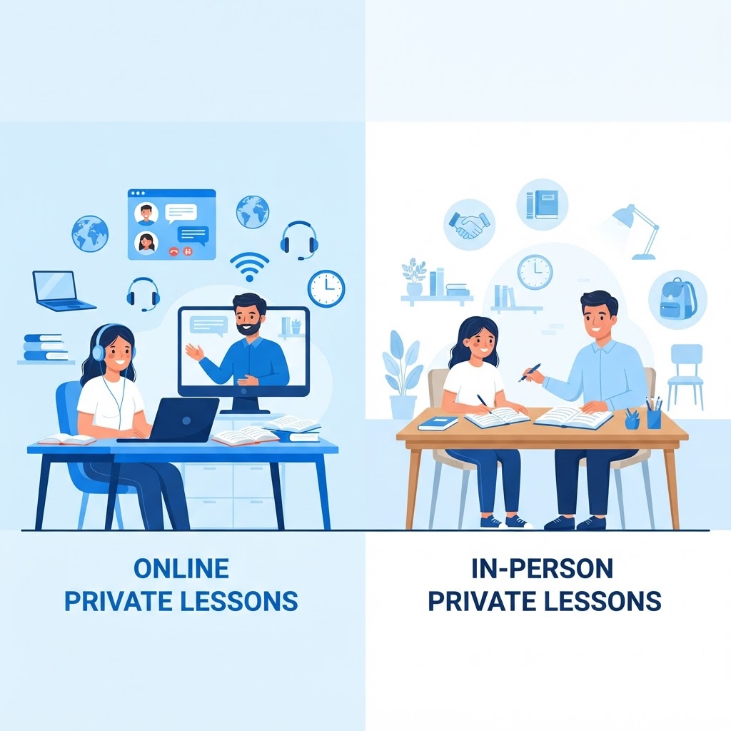 Ιδιαίτερα μαθήματα: Online vs Δια Ζώσης – Τι να επιλέξετε;