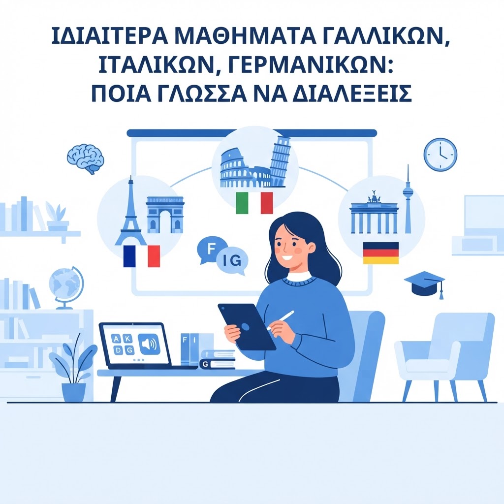 Ιδιαίτερα Μαθήματα Γαλλικών, Ιταλικών ή Γερμανικών: Ποια Γλώσσα να Διαλέξεις;