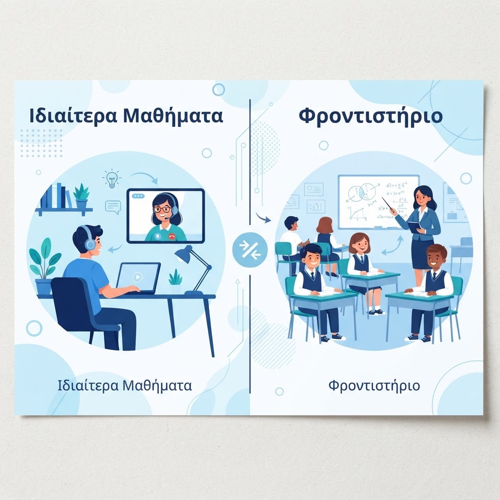 Ιδιαίτερα Μαθήματα vs Φροντιστήριο: Ποια είναι η καλύτερη επιλογή για εσάς;