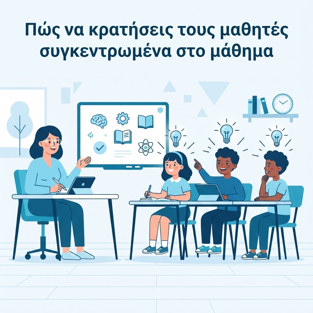 Πώς να κρατήσεις τους μαθητές συγκεντρωμένους στο μάθημα: Ο απόλυτος οδηγός για καθηγητές