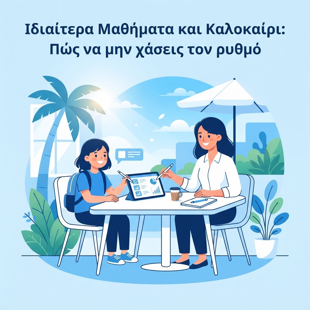 Ιδιαίτερα Μαθήματα και Καλοκαίρι: Πώς να μην χάσεις τον ρυθμό σου