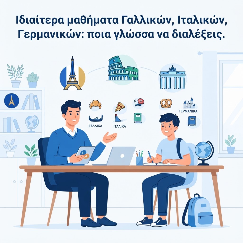 Ιδιαίτερα μαθήματα Γαλλικών, Ιταλικών, Γερμανικών: Ποια γλώσσα να επιλέξεις;