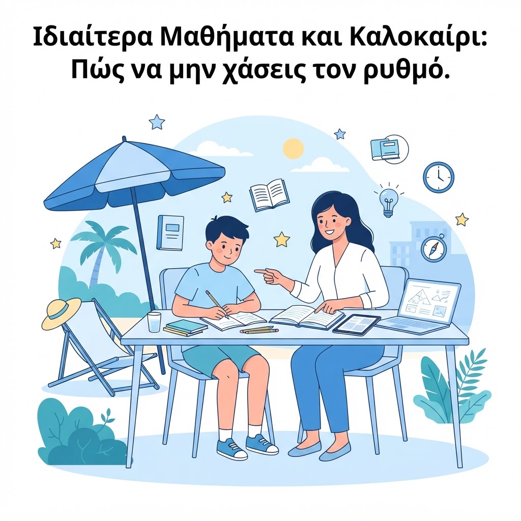 Ιδιαίτερα μαθήματα και καλοκαίρι: Πώς να μην χάσεις τον ρυθμό σου