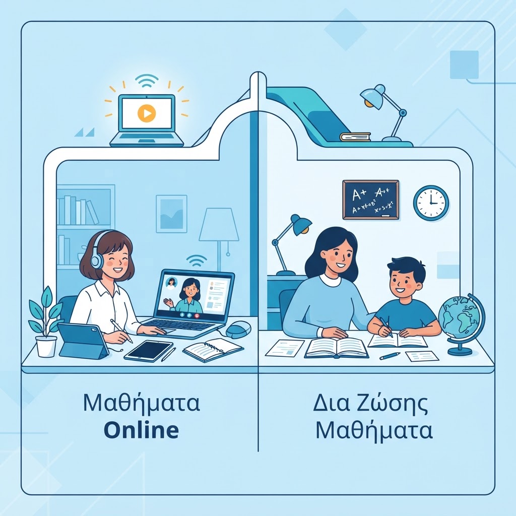 Ιδιαίτερα Μαθήματα Online vs Δια Ζώσης: Ποια είναι η καλύτερη επιλογή για εσάς;