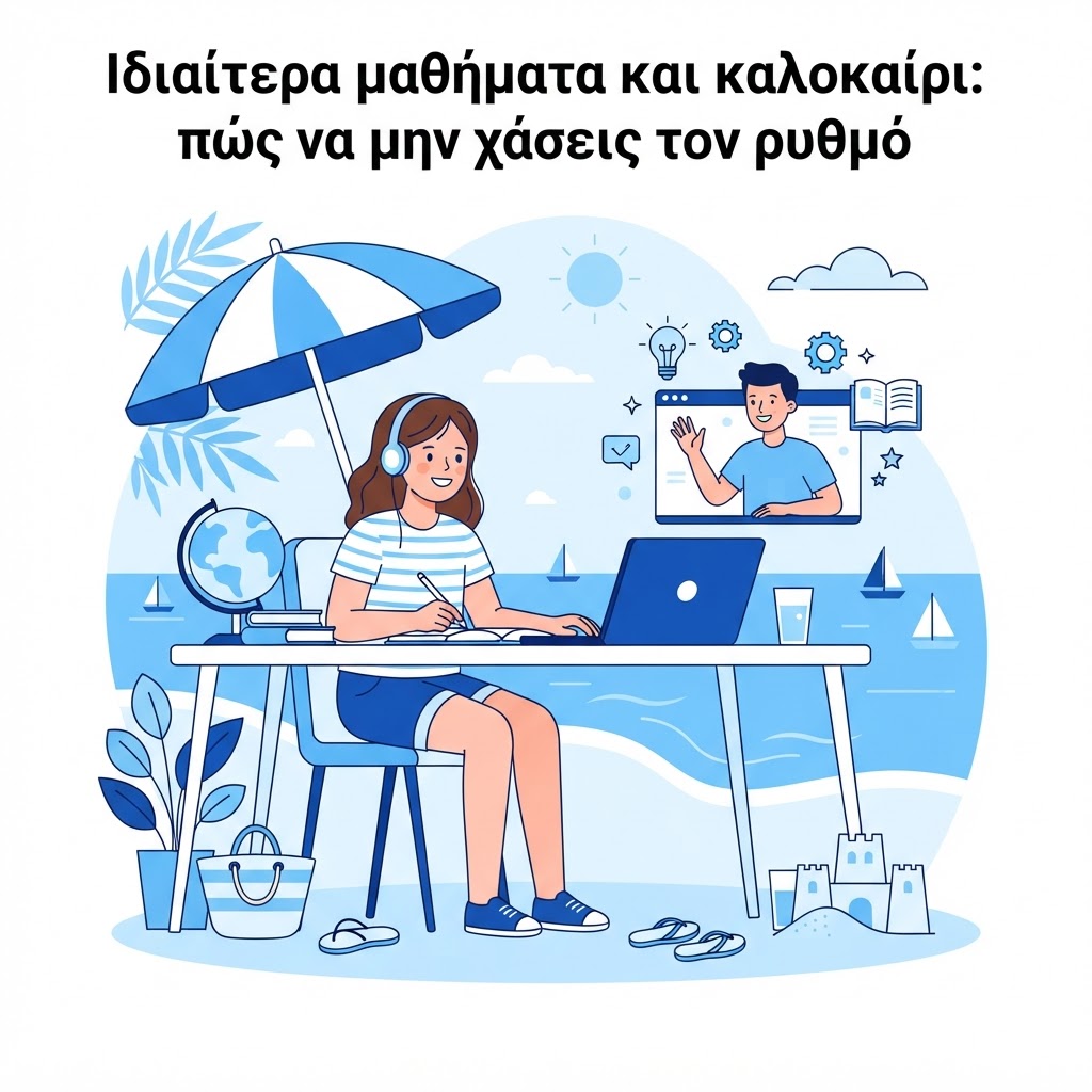 Ιδιαίτερα μαθήματα και καλοκαίρι: Πώς να μην χάσεις τον ρυθμό σου