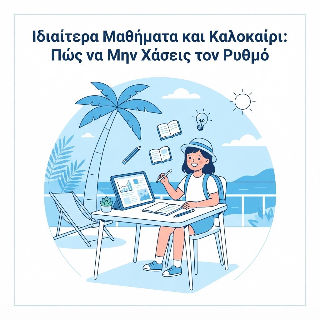 Ιδιαίτερα μαθήματα και καλοκαίρι: Πώς να μην χάσεις τον ρυθμό της μάθησης