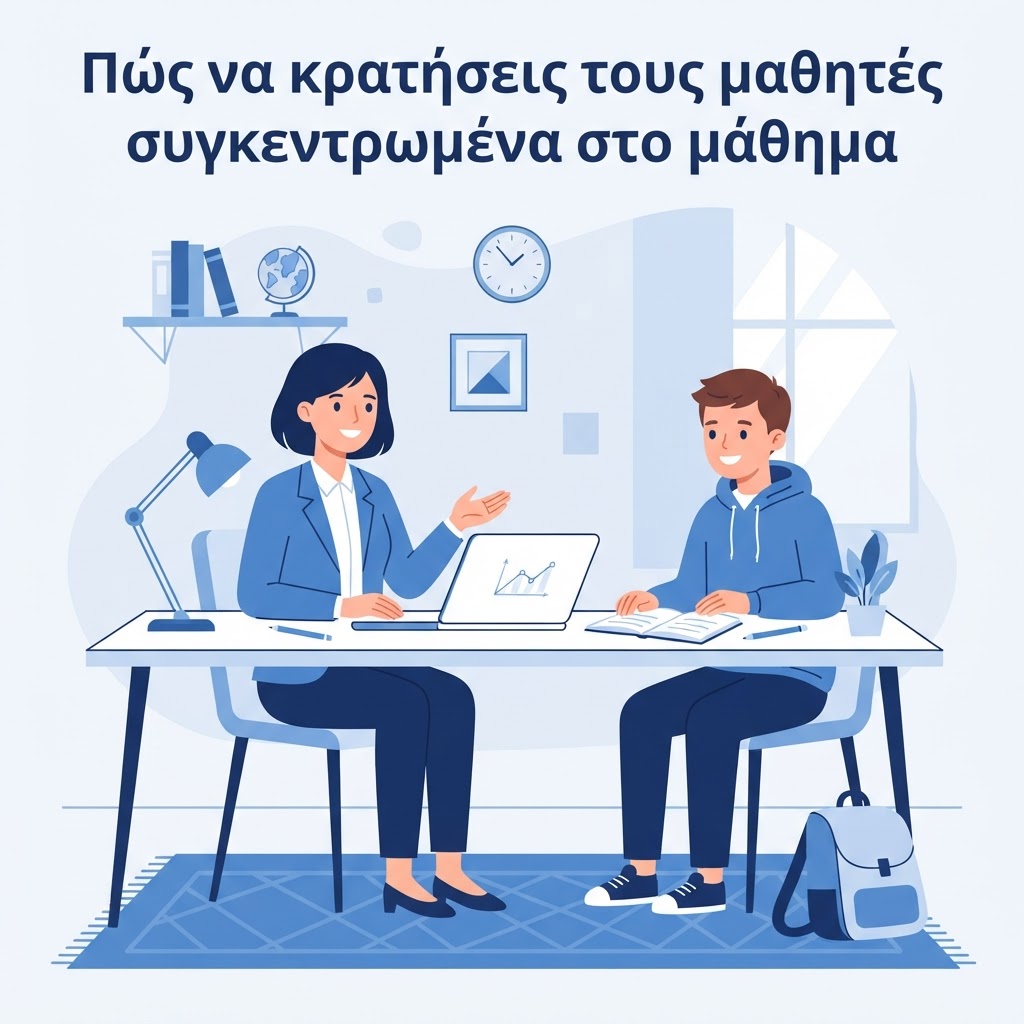 Πώς να κρατήσεις τους μαθητές συγκεντρωμένα στο μάθημα: 5 έξυπνες τεχνικές για κάθε καθηγητή