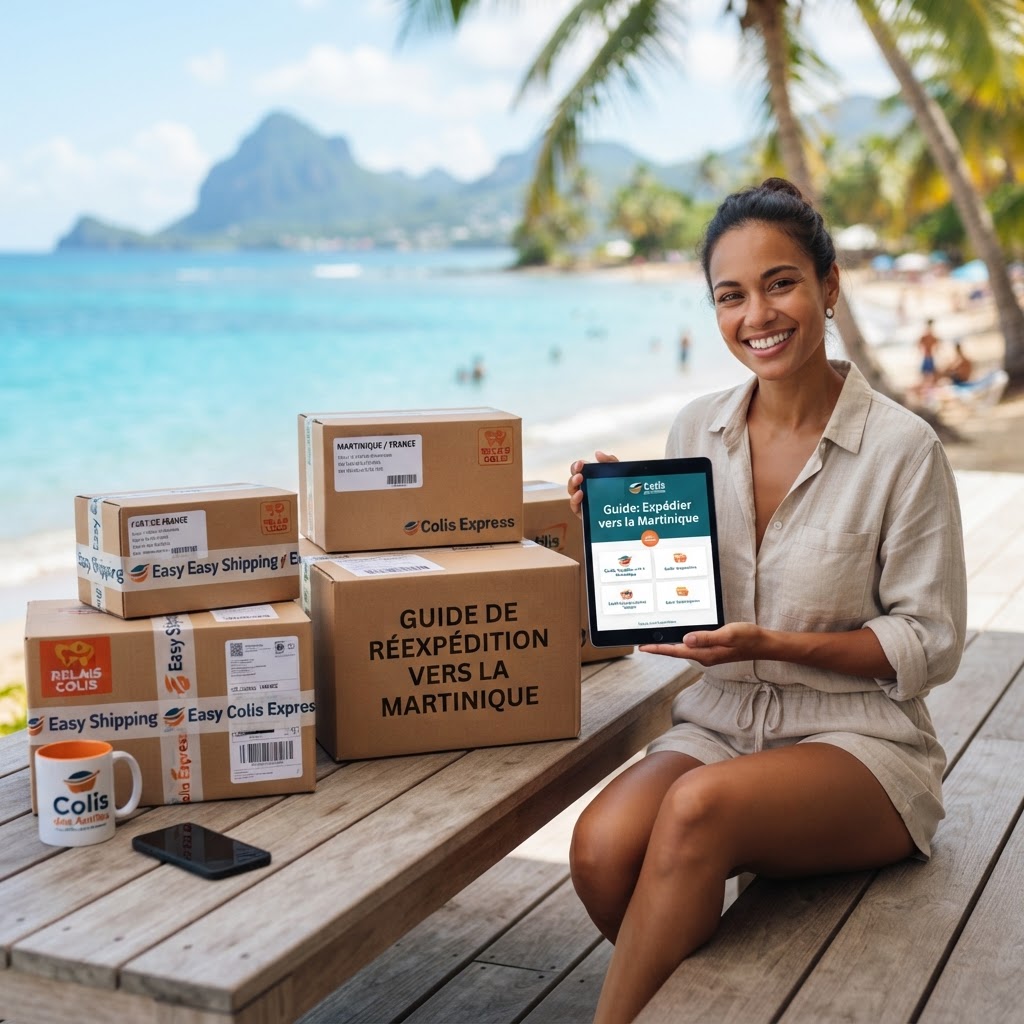 Service de logistique et réexpédition de colis de la France vers la Martinique avec Colis Antilles