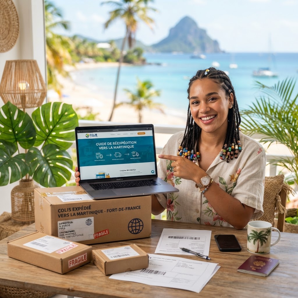 Service de livraison et réexpédition de colis vers la Martinique avec Colis Antilles