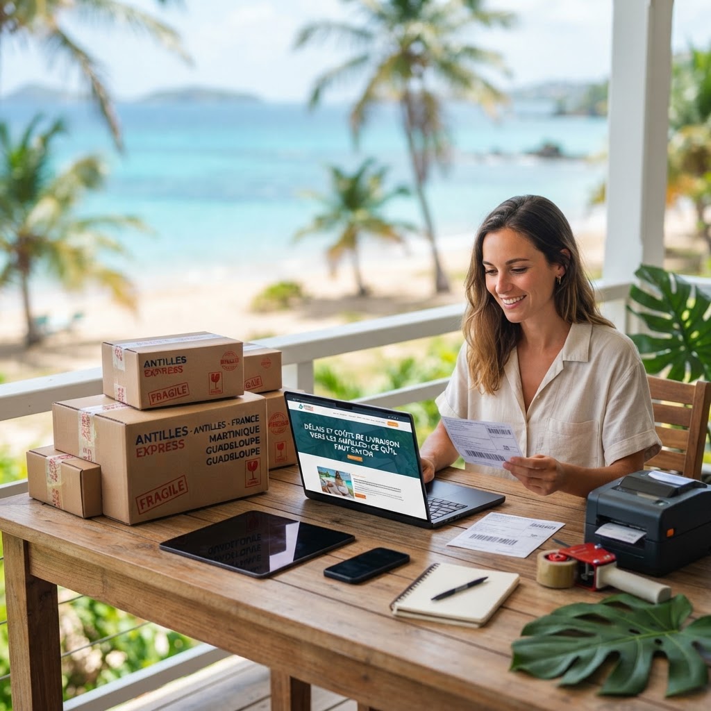 Service de réexpédition de colis vers la Guadeloupe et la Martinique avec Colis Antilles