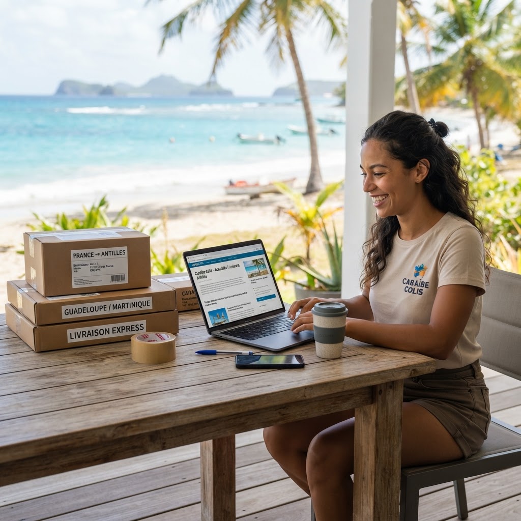 Service de livraison et réexpédition de colis vers la Guadeloupe et la Martinique