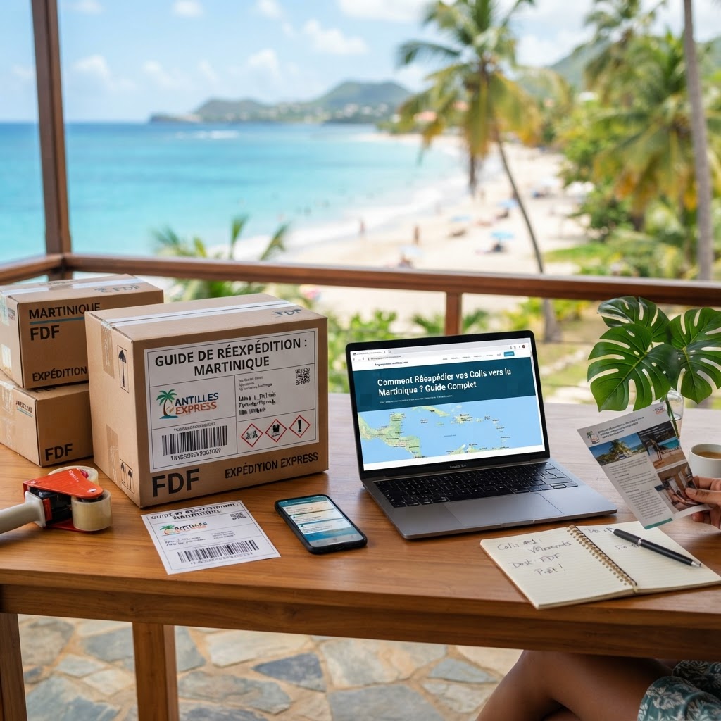 Service de livraison et réexpédition de colis depuis la France vers la Martinique