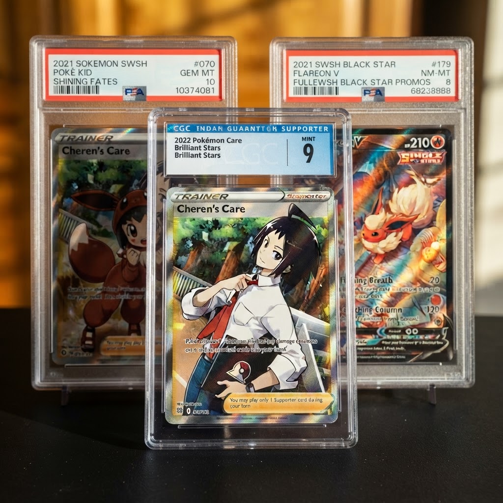 What Is Cheren's Care Full Art? — Cheren's Care Full Art CGC 9 Is $15 — Here's Every Graded Option Worth Buying