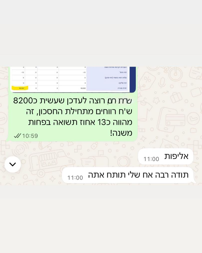 סיפור הצלחה - תשואה 13%