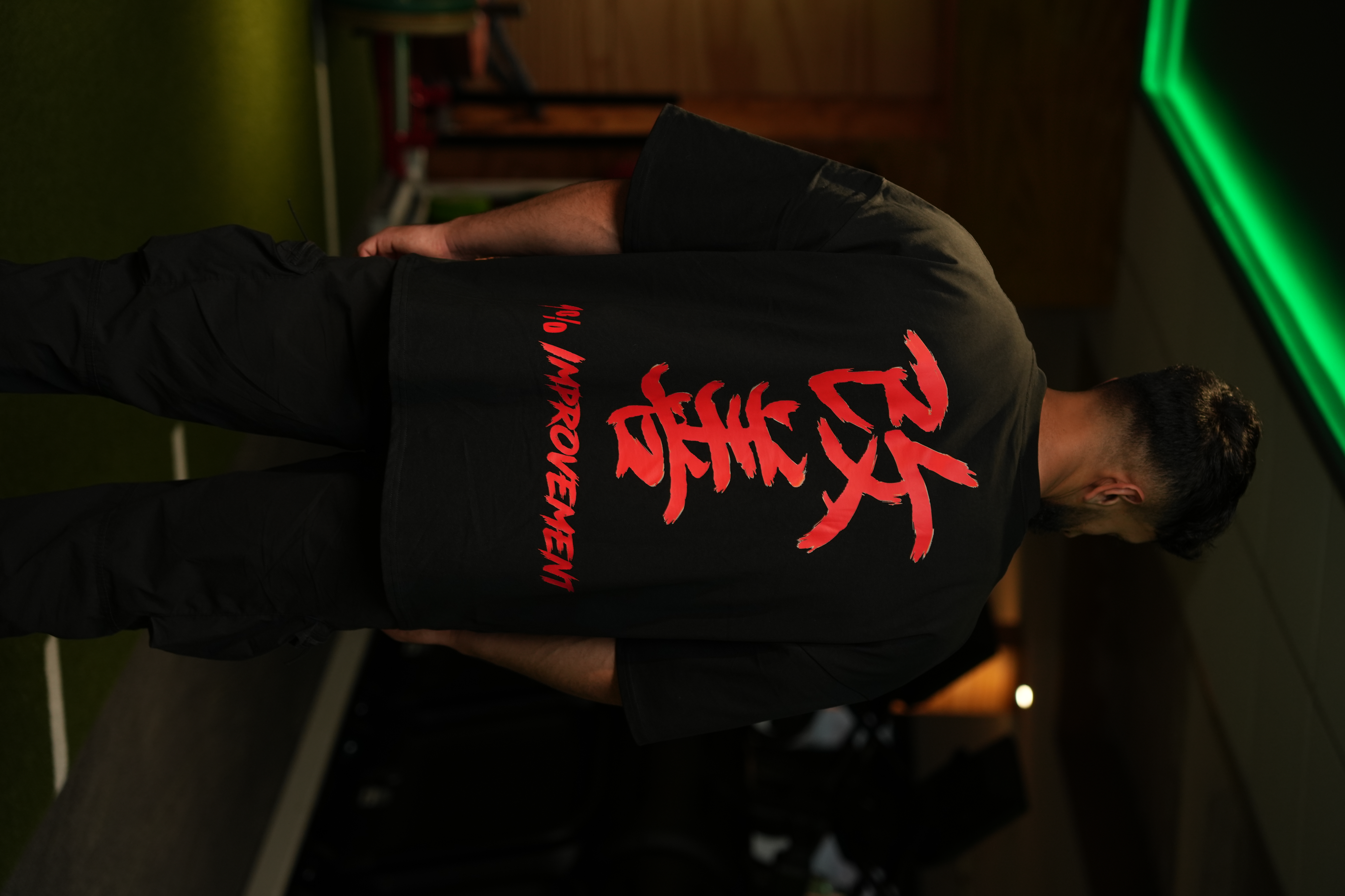 Oversized Kaizen Tee Black