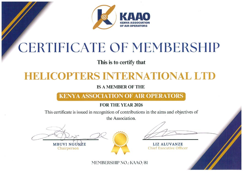 KAAO Certificate of Membership 2026